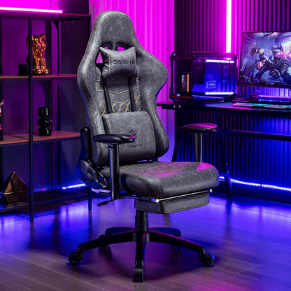 Comfortable Reading Office Chair Reclining Adjustable Swivel Computer Home Study Bedroom Ergonomic Lumbar Support High Back Seat