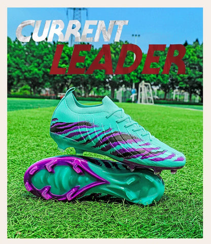Neue Fußballschuhe für Herren, ultraleichte rutschfeste Outdoor-Sportschuhe für Erwachsene, Unisex-Fußballschuhe für Spiele, bequeme hochwertige Stollenschuhe für Rasen
