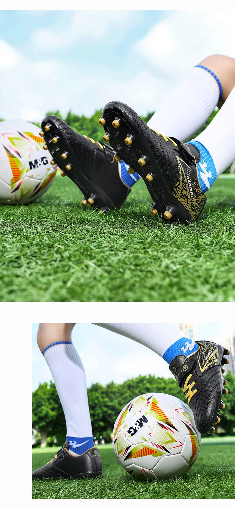 Nouveaux enfants bottes de Football sport société terrain garçon chaussures de Football Futsal rapide intérieur Sneaker Original cheville crampons botte de Football