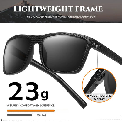 3PCS Signature Retro Square Sunglasses UV400 Spring Hinges Lightweight Gift Ready for Daily & Vacation Unbox Elegance