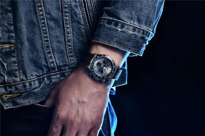 Nuevo original PAGANI DESIGN PD-1664 reloj de pulsera de lujo para hombre con movimiento de cuarzo japonés VK63, cristal de zafiro, cronógrafo impermeable dorado