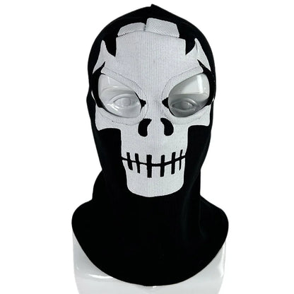 Unisex Ghost Print Skull Motorcycle Face Mask War Game Call Of Duty MWII 2022 COD Ghost Simon Riley Balaclava Mask For Adult