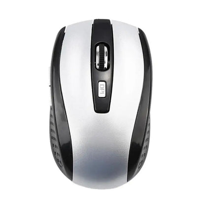 Ratón inalámbrico óptico 2.4GHz con receptor USB para gaming, 6 botones, para ordenador PC, portátil y accesorios