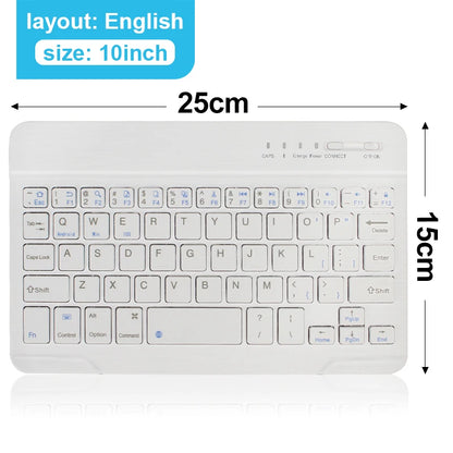 Mini tastiera Bluetooth RGB, tastiera wireless da 10 inch retroilluminata con touchpad, per iOS, Android, Windows e iPad
