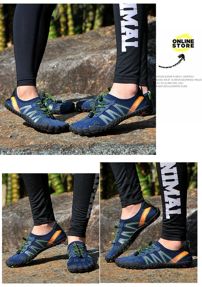 Pánské aqua boty do vody a na plavání, dámské tenisky, dětské barefoot boty pro chlapce, plážové sandály, rychleschnoucí obuv k řece, moři, potápění a do posilovny