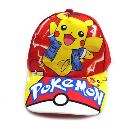 Animuotų „Pokemon“ beisbolo kepurė su Pikachu, reguliuojama „Pokemon“ cosplay, hip-hop stiliaus kepurė vaikams, mergaitėms ir berniukams, anime figūrėlės, žaislai, dovanos vaikams