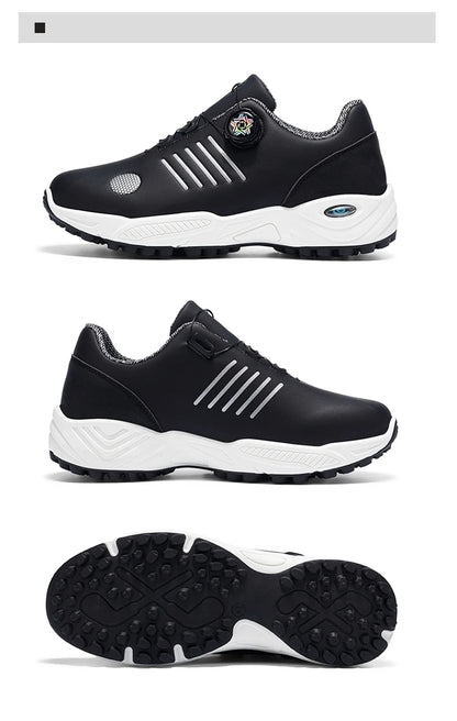 Chaussures de sport sans lacets pour hommes, avec amorti d'air, antichoc, antidérapantes, pour le golf, l'entraînement en extérieur, les trajets professionnels, chaussures polyvalentes pour hommes 9