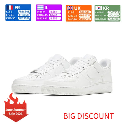 Nike Air Force 1 '07 muške casual tenisice, ikonične kožne niske klasične udobne cipele CW2288-111