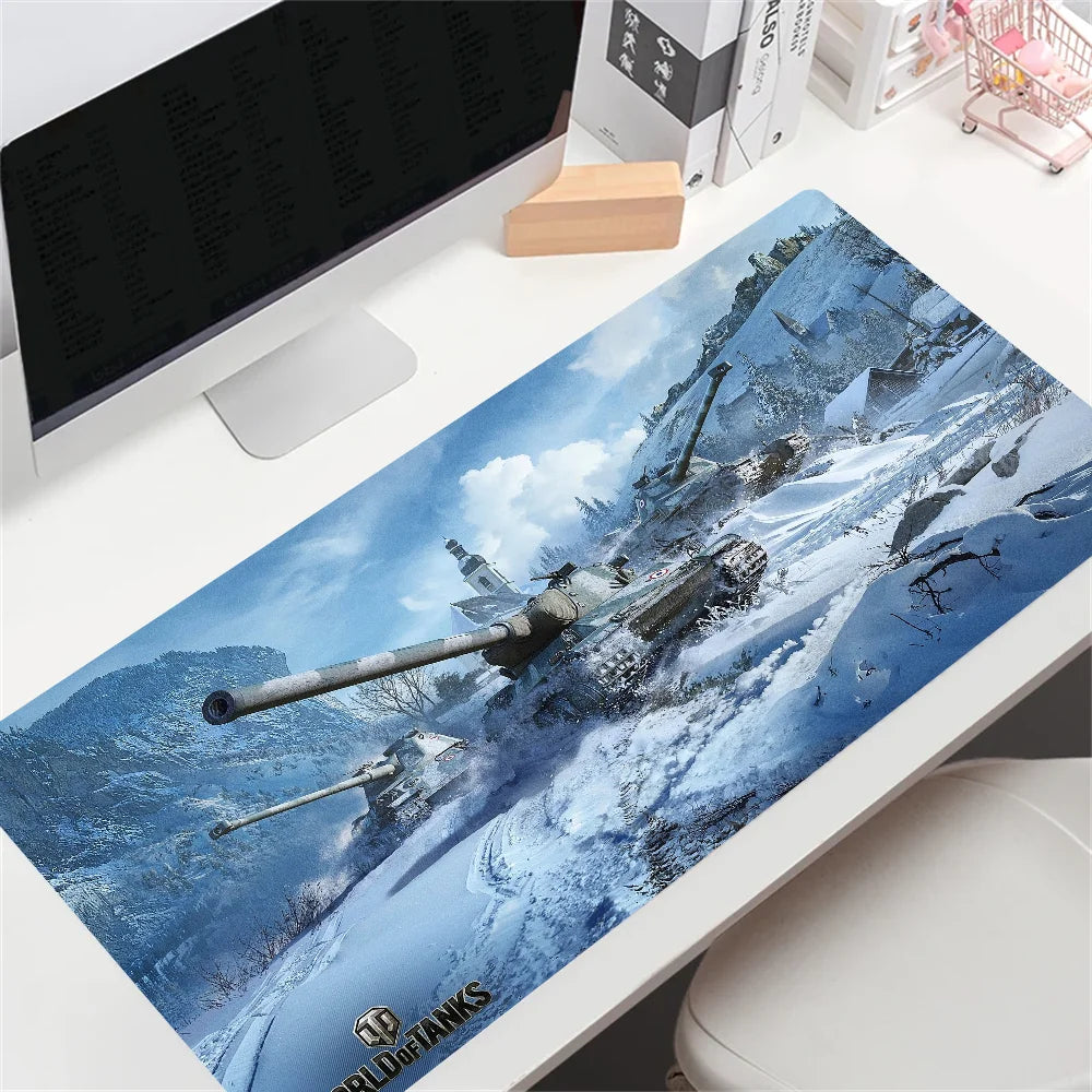 HD Custom World of Tanks – veľká herná podložka pod myš, veľký rozmer, anime podložka pod myš, personalizovaná pre CS:GO, Zelda, World of Warcraft, podložky na stôl