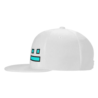 Czapki z daszkiem z gry Geometry Dash – czapki baseballowe typu snapback dla mężczyzn i kobiet, czapki regulowane, czapki hip-hopowe, czapki typu casquette