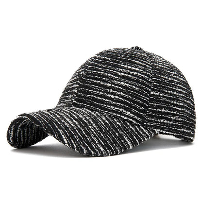 FS Fashion – czarna i biała czapka baseballowa w paski dla mężczyzn, czapka damska w stylu koreańskim na co dzień, letnia czapka typu streetwear, czapka typu trucker, Gorra Hombre