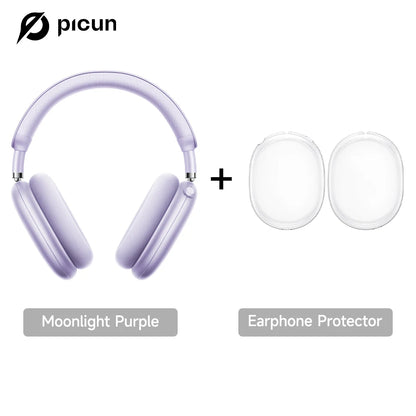 Auscultadores Sem Fios Picun F8 Pro ANC com Seguimento da Cabeça, Áudio Espacial 3D, ANC -52dB, Auscultadores Bluetooth HIFI com Microfone HD ENC, Baixa Latência e APP