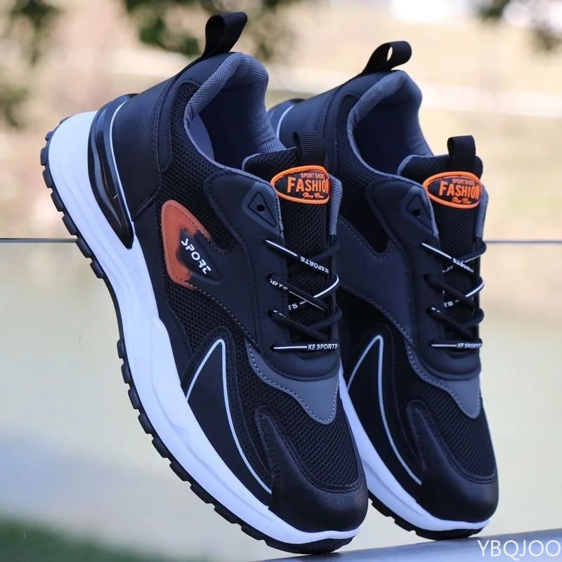 2025 grande taille automne mode nouvel article respirant décontracté confortable chaussures pour hommes polyvalent, léger plat sport chaussures pour hommes