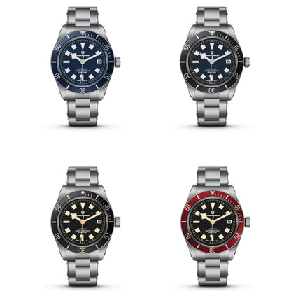 PAGANI DESIGN men’s automatic watch – BB58 luxury model, mechanical sports wristwatch, made of stainless steel and water-resistant