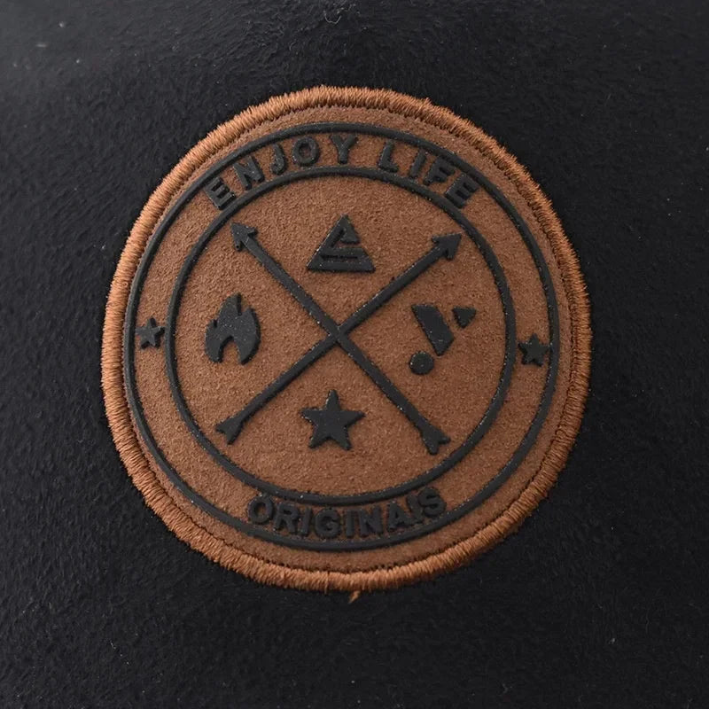 Populär mesh-baseballkeps, unisex, moderiktig, avslappnad, andningsbar, med bokstavsikon, hiphop-trucker-keps, utomhussport, pappakeps