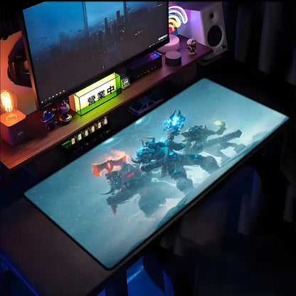 World of Warcraft Lich King -hiirimatto PC HD anime -pelitarvikkeet näppäimistön hiirimatto kannettavalle XXL pelikaappi työpöytä Mer -hiirimatto