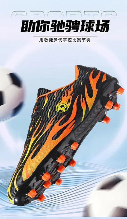 Professional Children's Football Shoes Outdoor Soccer Shoes Kids Futsal Sneakers Lightweight Non-slip Child Soccer Cleats Boys