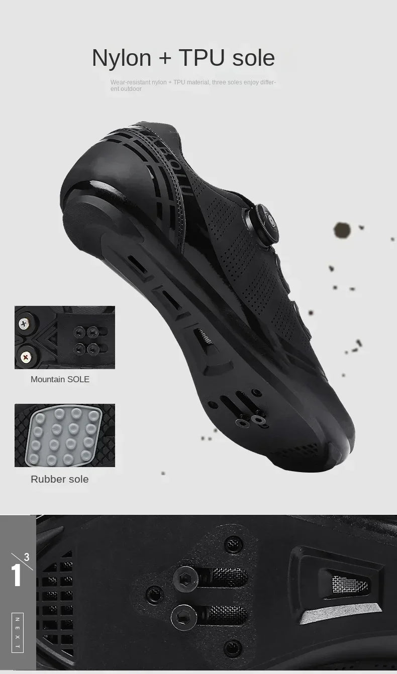 Scarpe da ciclismo unisex per bici da strada, da uomo, da racing, autobloccanti, sneaker da velocità per bicicletta da donna, tacchette SPD, calzature da ciclismo su strada