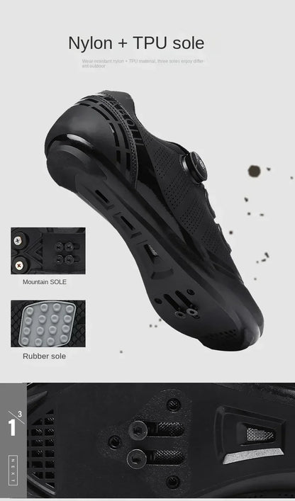 Scarpe da ciclismo unisex per bici da strada, da uomo, da racing, autobloccanti, sneaker da velocità per bicicletta da donna, tacchette SPD, calzature da ciclismo su strada