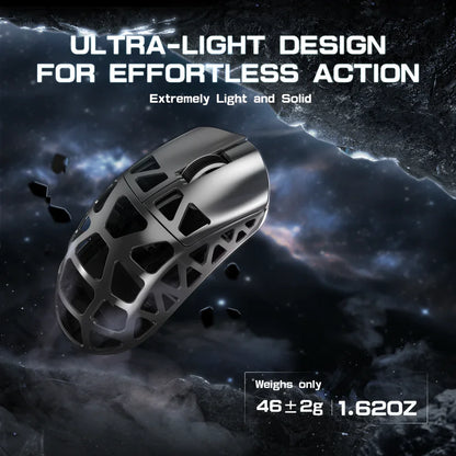 ATTACK SHARK R3 Magnesium Alloy Gaming Mouse 8K Wireless Superlight Mouse, PAW3395 Sensor, 26000 DPI, 8000Hz Polling Rate, Bluetooth, 2.4G & Wired Gaming Mouse
