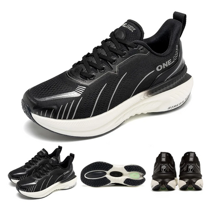 ONEMIX White Road Running Shoes for Men Air Cushion Outdoor Sport Shoes Male Trainers Summer Jogging Shoes Women Footwear