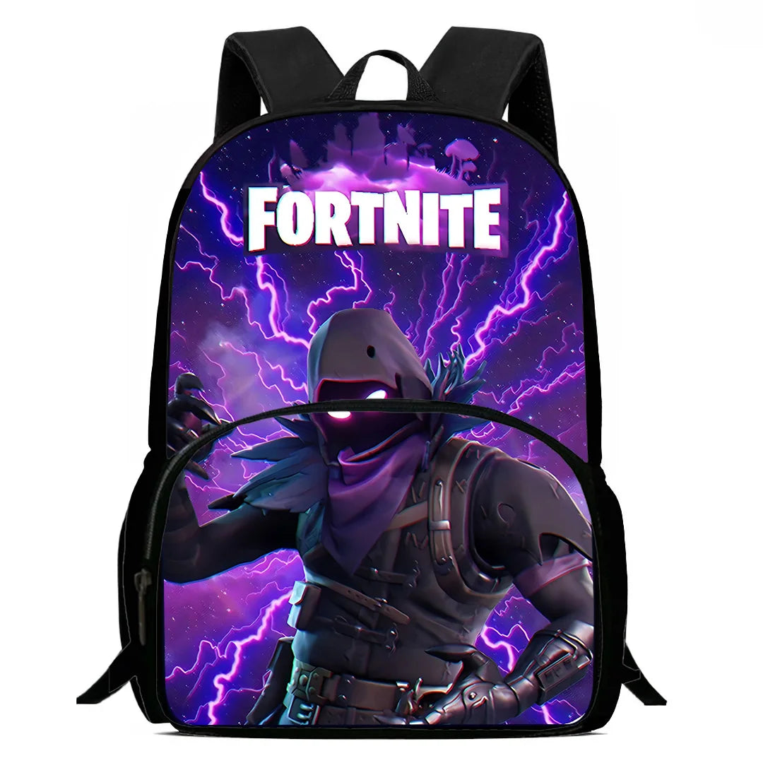 Suosittu FortniteS-peliaiheinen lasten reppu pojille ja tytöille, syntymäpäivälahja oppilaalle, koululaukku lapselle, suurikapasiteettinen kestävä retkeilyreppu