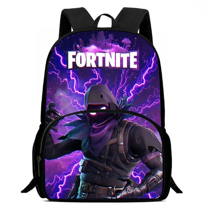 Suosittu FortniteS-peliaiheinen lasten reppu pojille ja tytöille, syntymäpäivälahja oppilaalle, koululaukku lapselle, suurikapasiteettinen kestävä retkeilyreppu