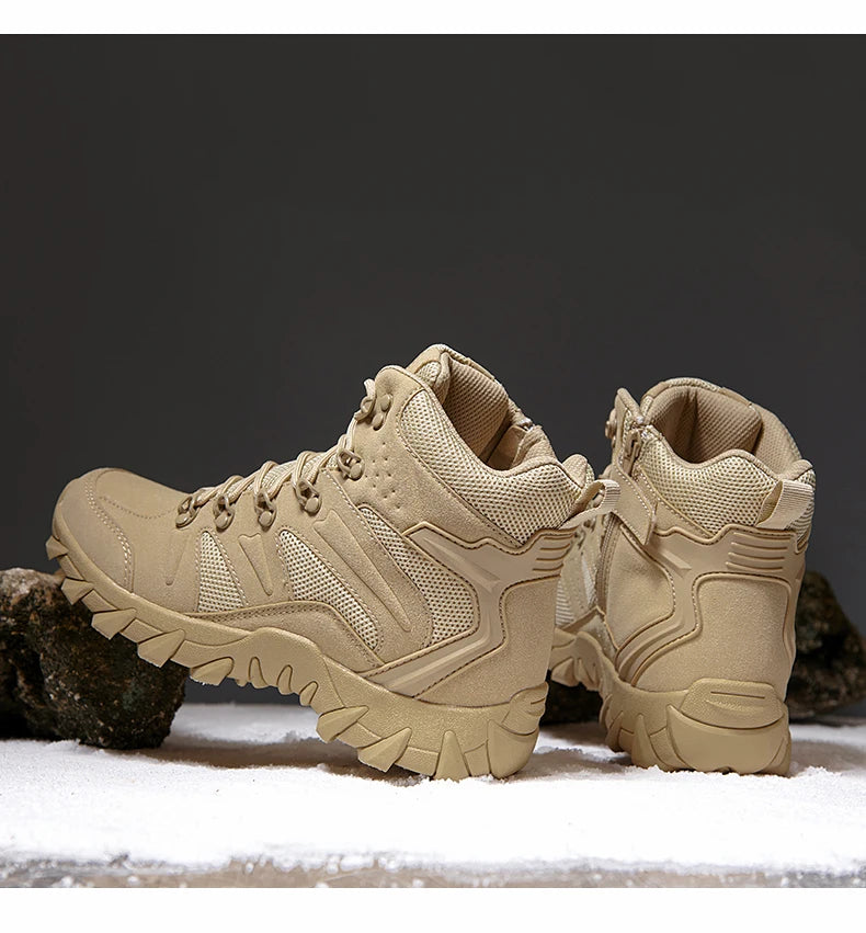 Ulepszone taktyczne męskie buty treningowe do walki, outdoorowe, kempingowe, odporne na zużycie, do szybkiego reagowania, trekkingu, wędkowania i polowania