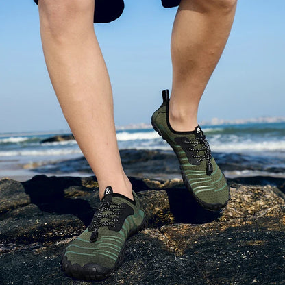 Pánské aqua boty do vody a na plavání, dámské tenisky, dětské barefoot boty pro chlapce, plážové sandály, rychleschnoucí obuv k řece, moři, potápění a do posilovny