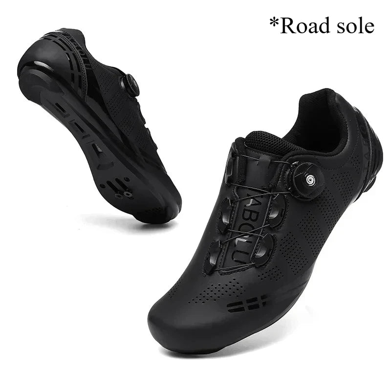 Scarpe da ciclismo unisex per bici da strada, da uomo, da racing, autobloccanti, sneaker da velocità per bicicletta da donna, tacchette SPD, calzature da ciclismo su strada