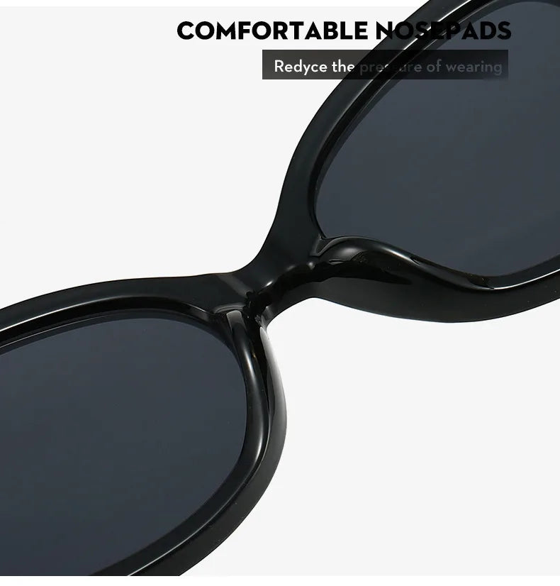 Hot Designer Fashion Women's Sunglasses Premium Retro Sunglasses Large Frame Metal Toad Glasses