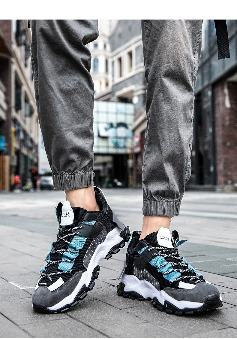 Herresko Sneakers Casual herresko Tennissko Luksussko Åndbare sportssko Modesko Loafers Løbesko til mænd