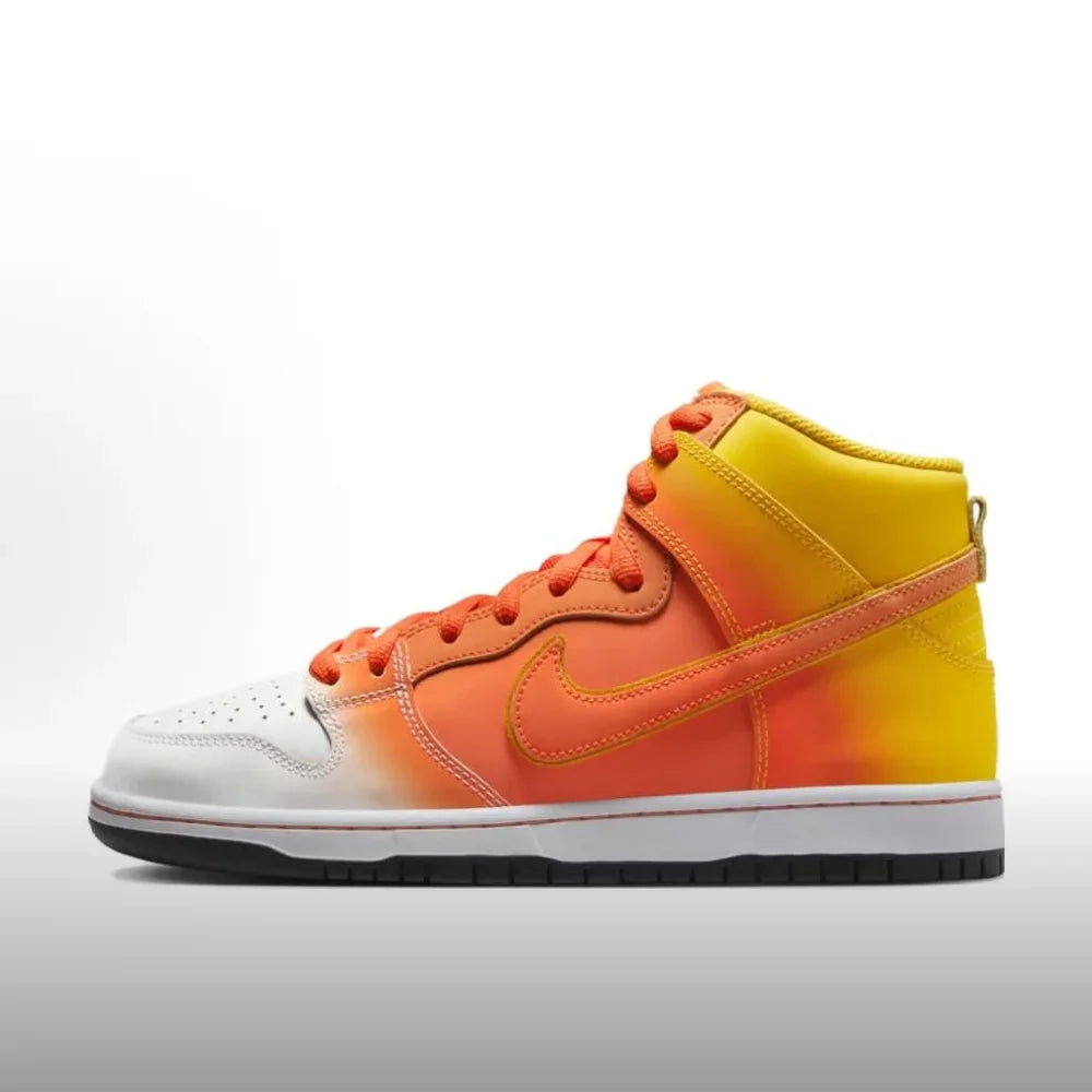Nike Dunk SB Dunk High – inspirowane stylem retro, modne, antypoślizgowe, wytrzymałe, półwysokie, codzienne trampki DQ4489-300
