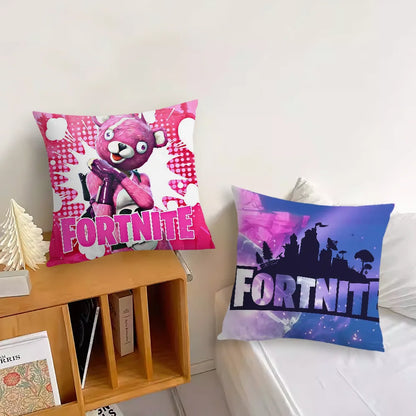 Game F-Fortnite Kissenbezug, dekorativer Kissenbezug für Zimmer, Zuhause, Sofa, Wohnzimmer, Büro und Auto, nordische Schlichtheit