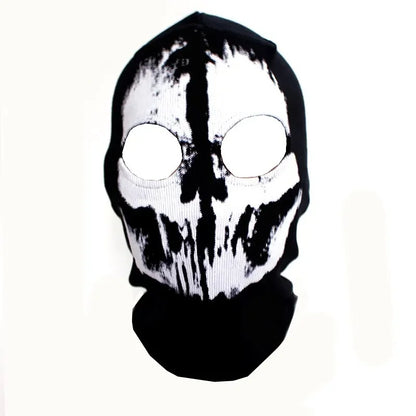 Unisex Ghost Print Skull Motorcycle Face Mask War Game Call Of Duty MWII 2022 COD Ghost Simon Riley Balaclava Mask For Adult