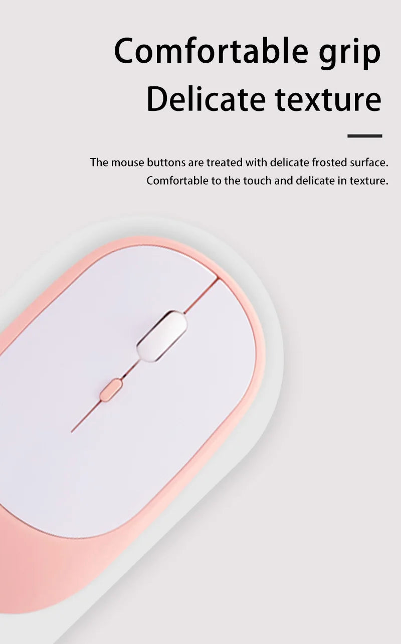Lenovo vezeték nélküli egér, USB-ről tölthető, ergonomikus, állítható DPI, irodai, csendes, 2.4G Bluetooth optikai elektromos egér játékhoz és irodai használatra