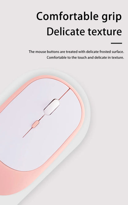 Lenovo vezeték nélküli egér, USB-ről tölthető, ergonomikus, állítható DPI, irodai, csendes, 2.4G Bluetooth optikai elektromos egér játékhoz és irodai használatra