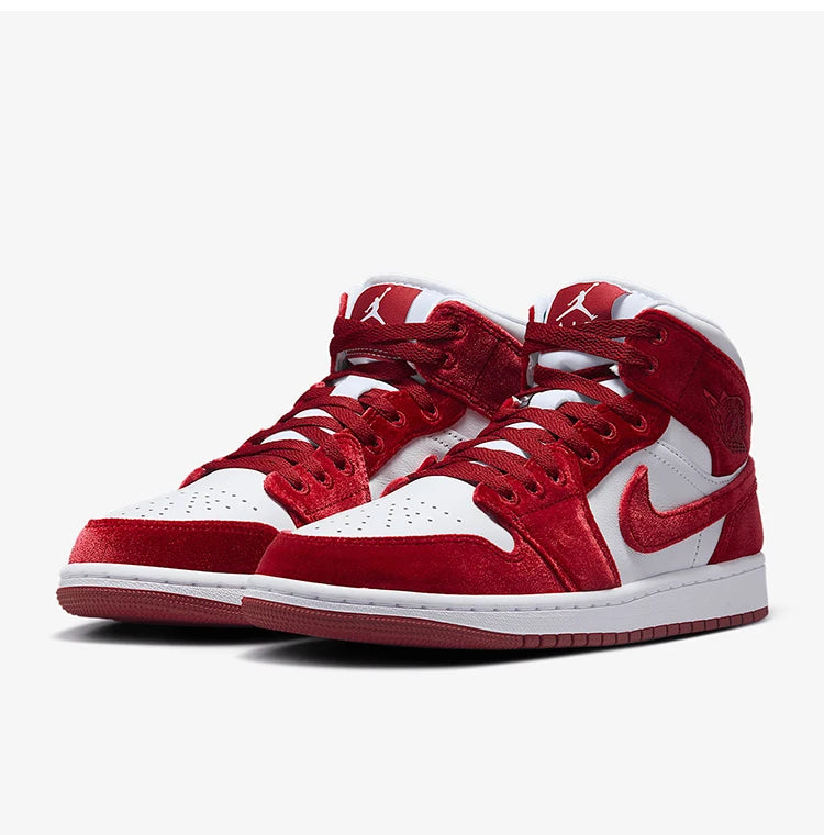 Nike genuine JORDAN women's mid top classic wear-resistant sports board shoes FZ3334-100