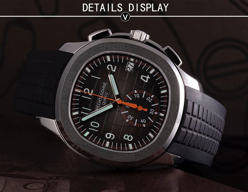 2026 High Quality Men's Watches Luxury Brand Japan VD53 Chronograph Sports Classic 5167 Quartz Watch Stainless Steel Waterproof