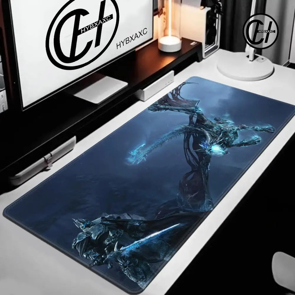 World of Warcraft Lich King -hiirimatto PC HD anime -pelitarvikkeet näppäimistöhiirimatto kannettavalle XXL-pelikaapin pöytämatto matto