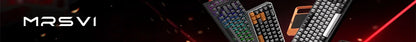MRSVI Mini-Tastatur A8 PLUS, beleuchtete 2.4GHz- & Bluetooth5.0-Wireless-Tastatur mit Touchpad für Android TV Box, Mac, Laptop, Windows