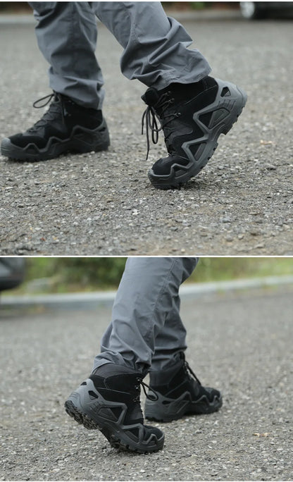Hommes tactique militaire formation désert bottes mâle en plein air Camping randonnée escalade Trekking chasse chaussures antidérapantes sport baskets