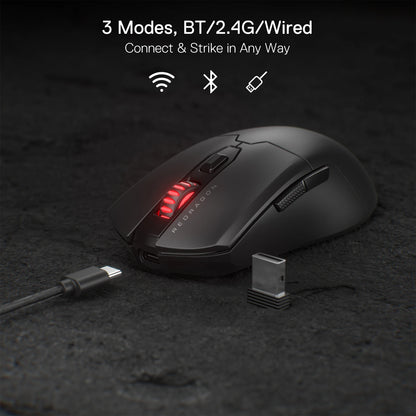 Redragon M995 Pro Wireless Gaming Mouse, 26000 DPI Wired/Wireless Gamer Mouse, BT & 2.4G Wireless