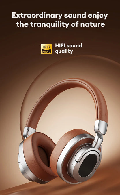 Lenovo LE602 Bluetooth 6.0 Over-Ear Headphones – HiFi Stereo ANC Wireless & Wired Gaming Headset with ENC HD Mic