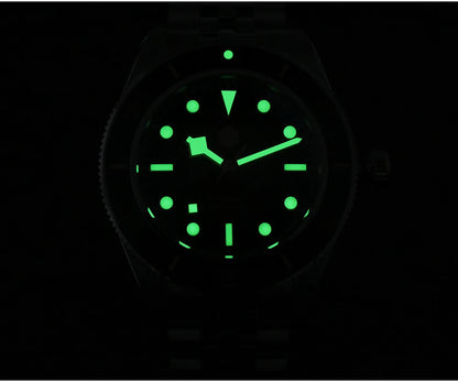San Martin New 40mm BB Diver Watch Top Brand Classic Mens Watches NH35 Automatic Mechanical Sapphire Waterproof Reloj SN0128