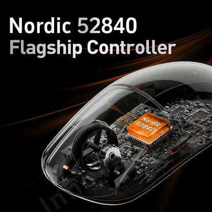 ATK Dragonfly A9 Ultra trådløs gamingmus PAW3950 ultralet tri-mode ergonomisk e-sports FPS-mus til gamere A9 SE Plus