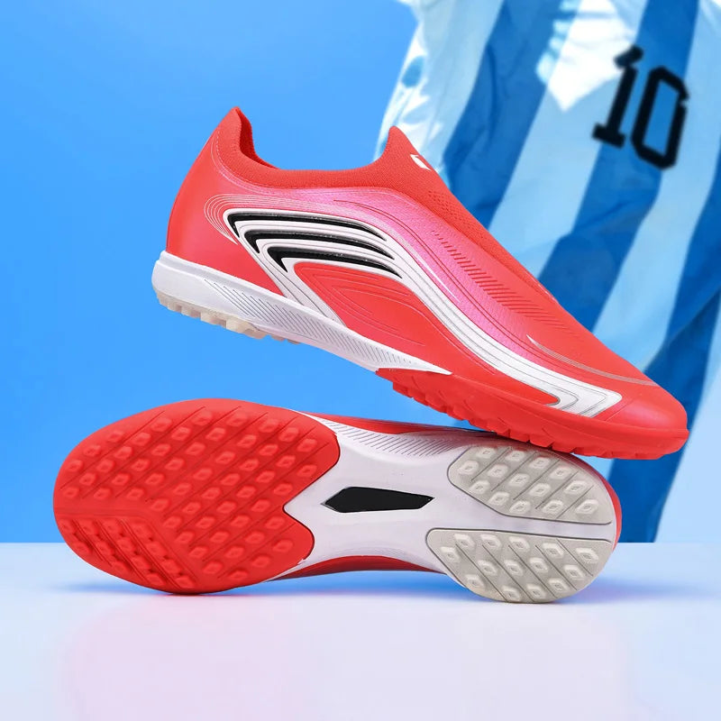 Nouvelles chaussures de football pour hommes TF/FG, chaussures de football professionnelles de haute qualité, chaussures de futsal unisexes pour femmes, vente chaude, crampons ultralégers, baskets.