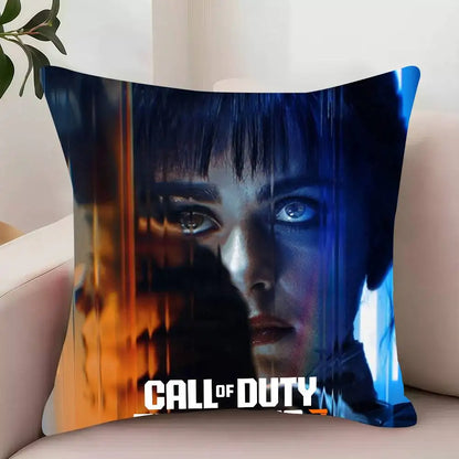 Game C-Call of D-Duty Black Ops 7 Pillow Case Decor Protective Covers Comfortable soft for Sofa Living Room Home office