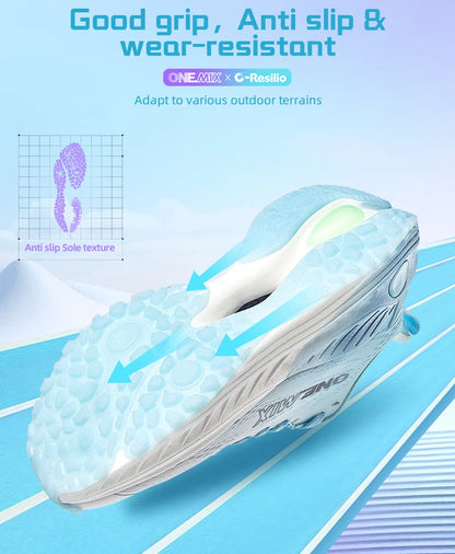Sapatilhas de Running Casual ONEMIX Respiráveis de Verão para Jogging Homem, Sapatilhas Leves para Ginásio Mulher, Calçado Desportivo de Exterior Masculino com Amortecimento