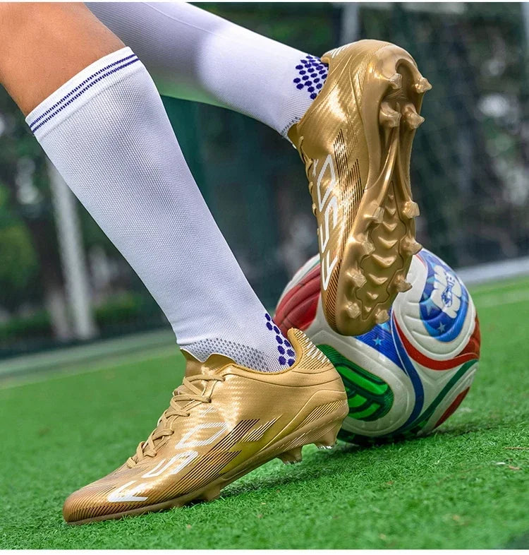Nouvelles chaussures de football pour hommes, chaussures d'entraînement, baskets professionnelles, chaussures de match sur gazon, chaussures de football antidérapantes pour l'extérieur, chaussures de sport ultralégères,